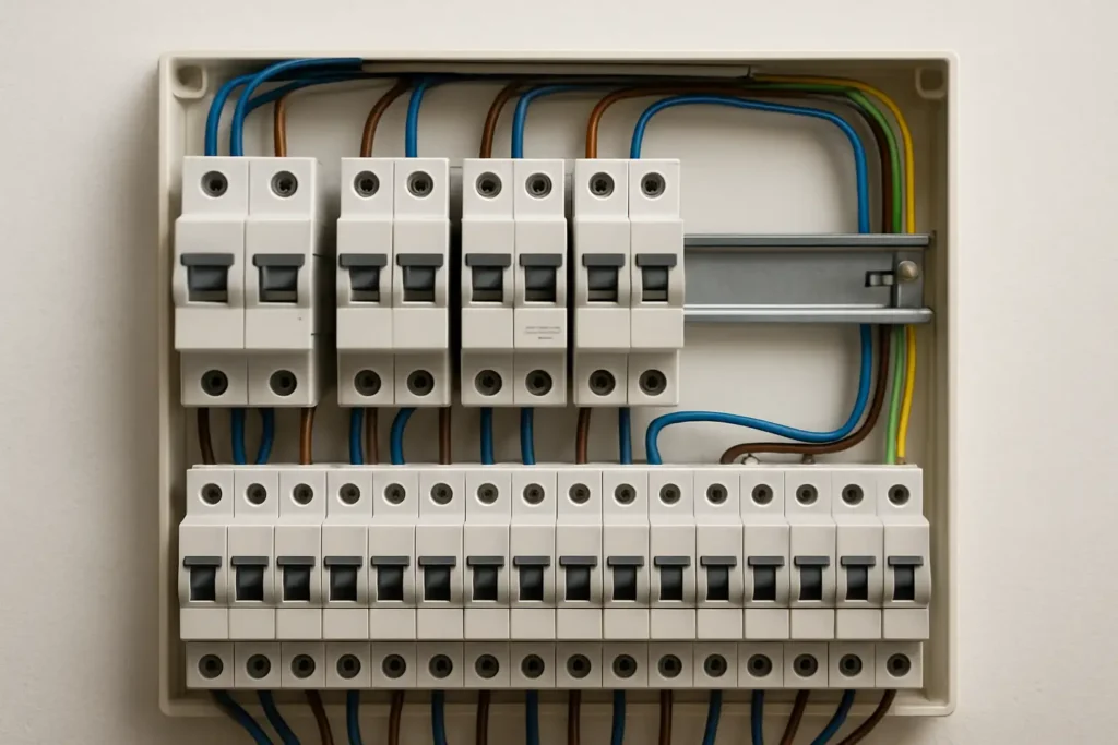 Interrupteurs différentiels dans un tableau électrique domestique